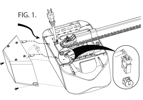 38893R.S Belt/Chain Carriage replacement instructions figure 1