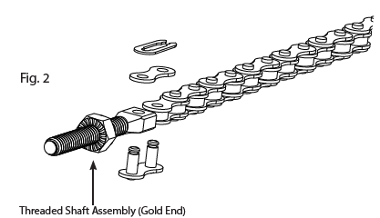 Installing the Genie Chain Rail Extension Kit 39027R