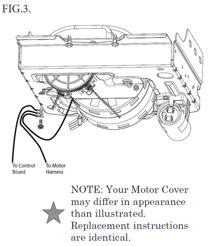 Instructions for replacing the 39057R.S Genie screw drive circuit board