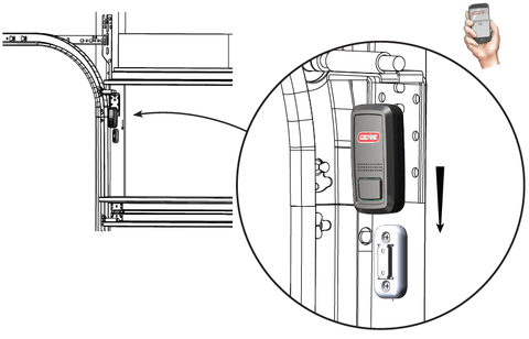 Aladdin Connect Door Position Sensor installation instructions