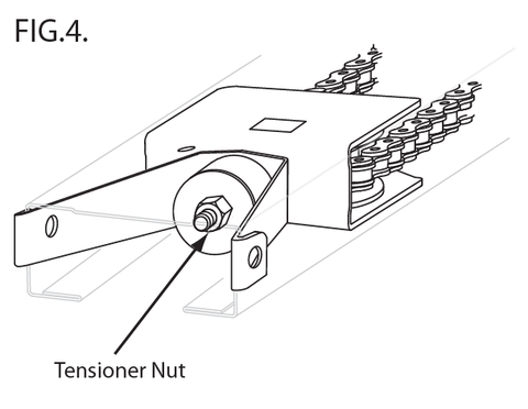 Garage door opener Chain (37562S.S) replacement instructions figure 4