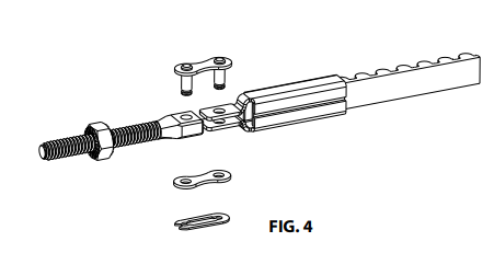Figure 4 replacing the 41872R.S chain-belt adjustment screw