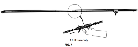 Figure 7 replacing the 41872R.S chain-belt adjustment screw
