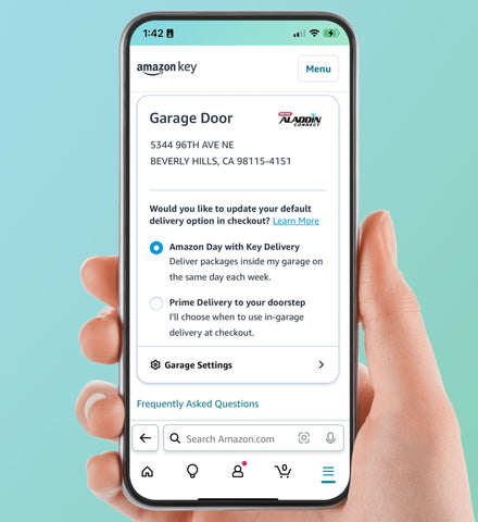 Genie Aladdin Connect Smart Garage Door Openers Now Work with Amazon Key In-Garage Delivery