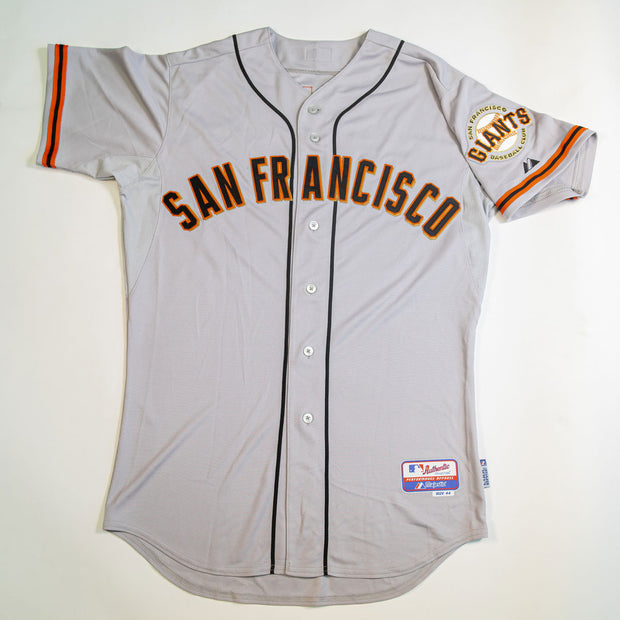 San Francisco Giants Majestic Alternate Flex Base Authentic Collection Team Jersey - Gray