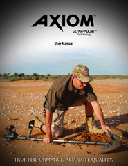 Garrett Axiom User Manual