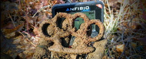 Early 1900's Iron Knuckle - Found with Anfibio Multi Metal Detector.