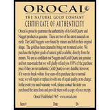 Orocal Gold Quartz Pendant - PN895Q-Destination Gold Detectors
