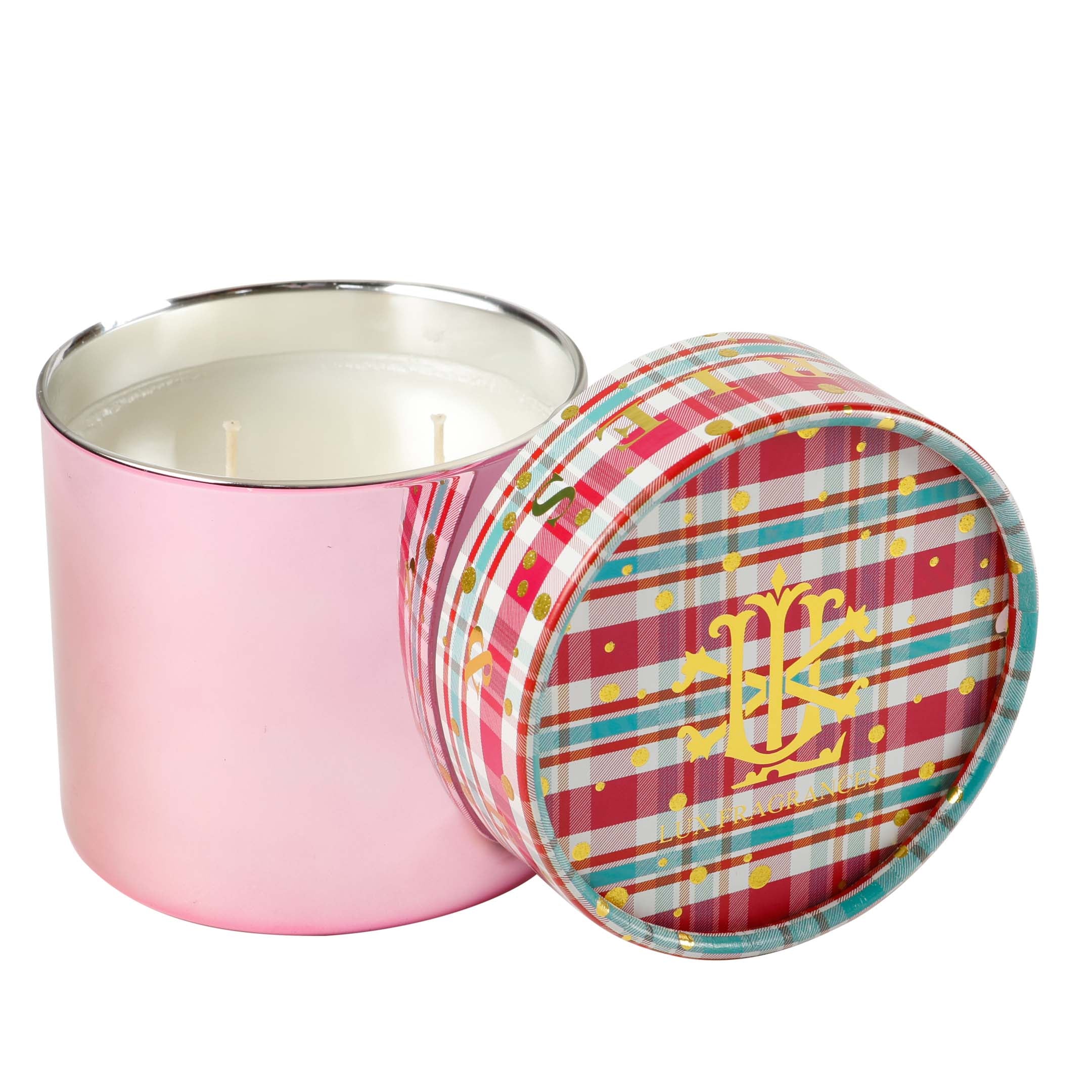 Berries and Balsam 2 Wick With Decorative Lid Candle MIN 3 - luxfragranceswholesale product image