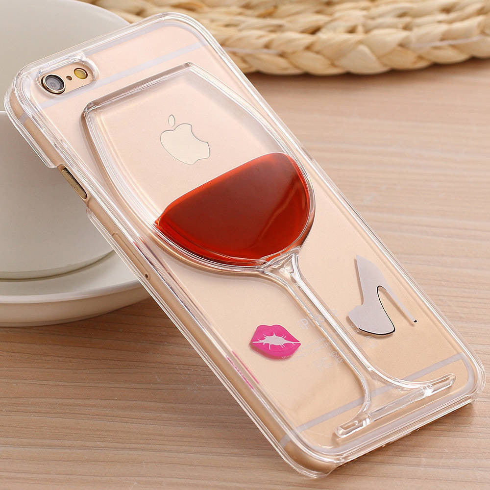 Capa Liquid Case For Apple iPhone 5 5S (Blood Red)