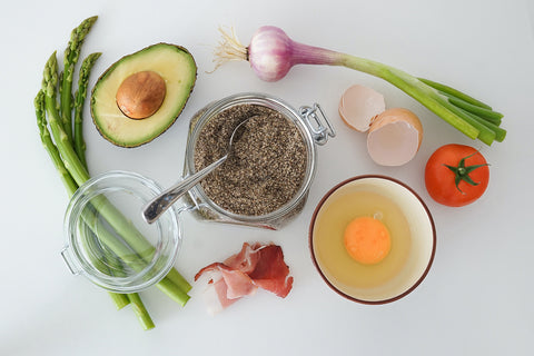 Fresh ingredients for cooking a meal