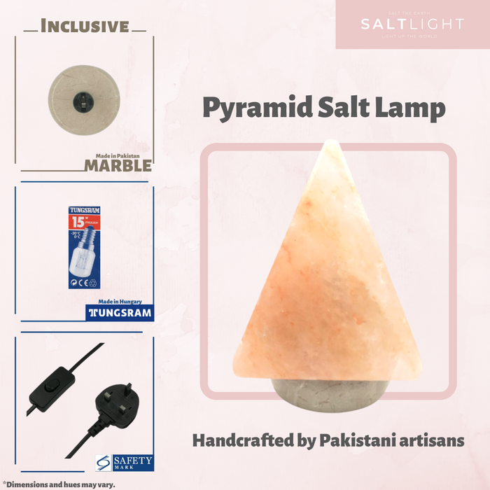 pyramid salt lamp