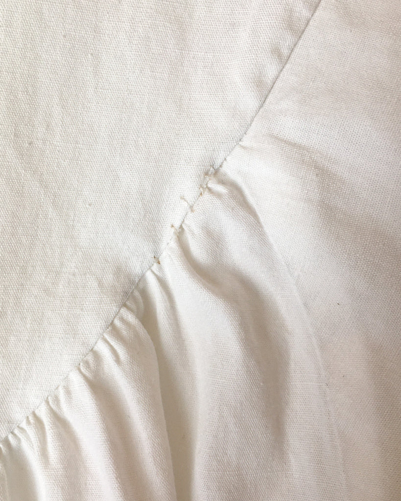 1950’s White Cotton Blouse – Carny Couture