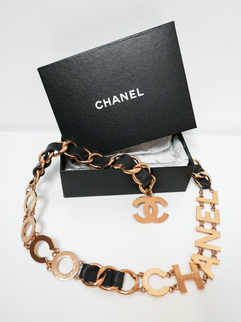 Chanel 2007 Logo Charm ChainLink Belt  Silver Belts Accessories   CHA586258  The RealReal