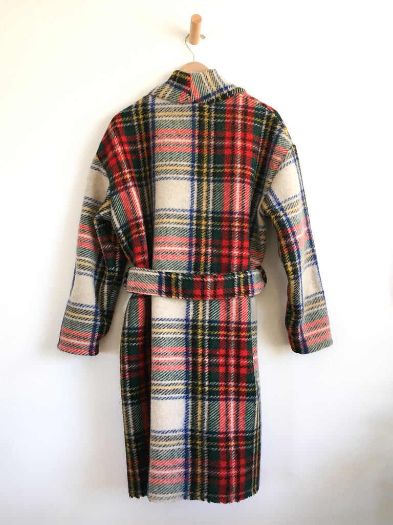 Tartan Blanket Coat – Carny Couture
