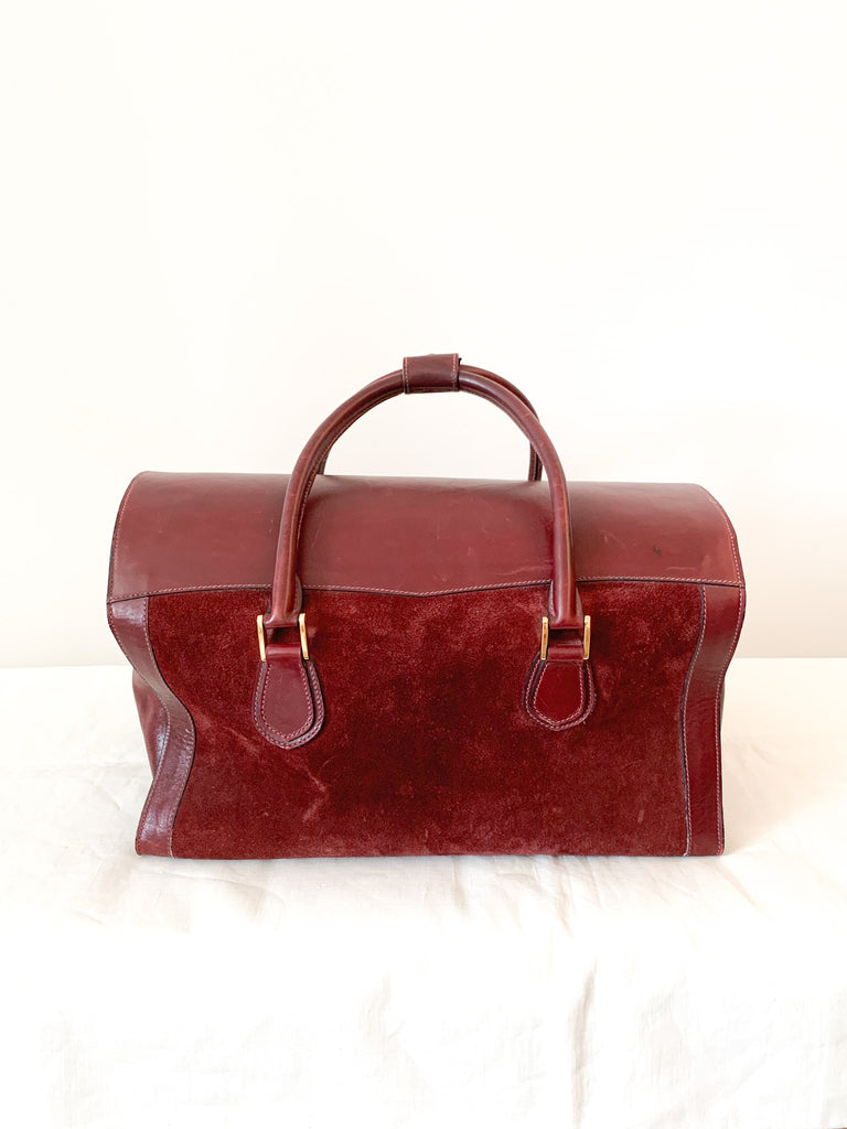1970's Gucci Leather & Suede Weekender – Carny Couture