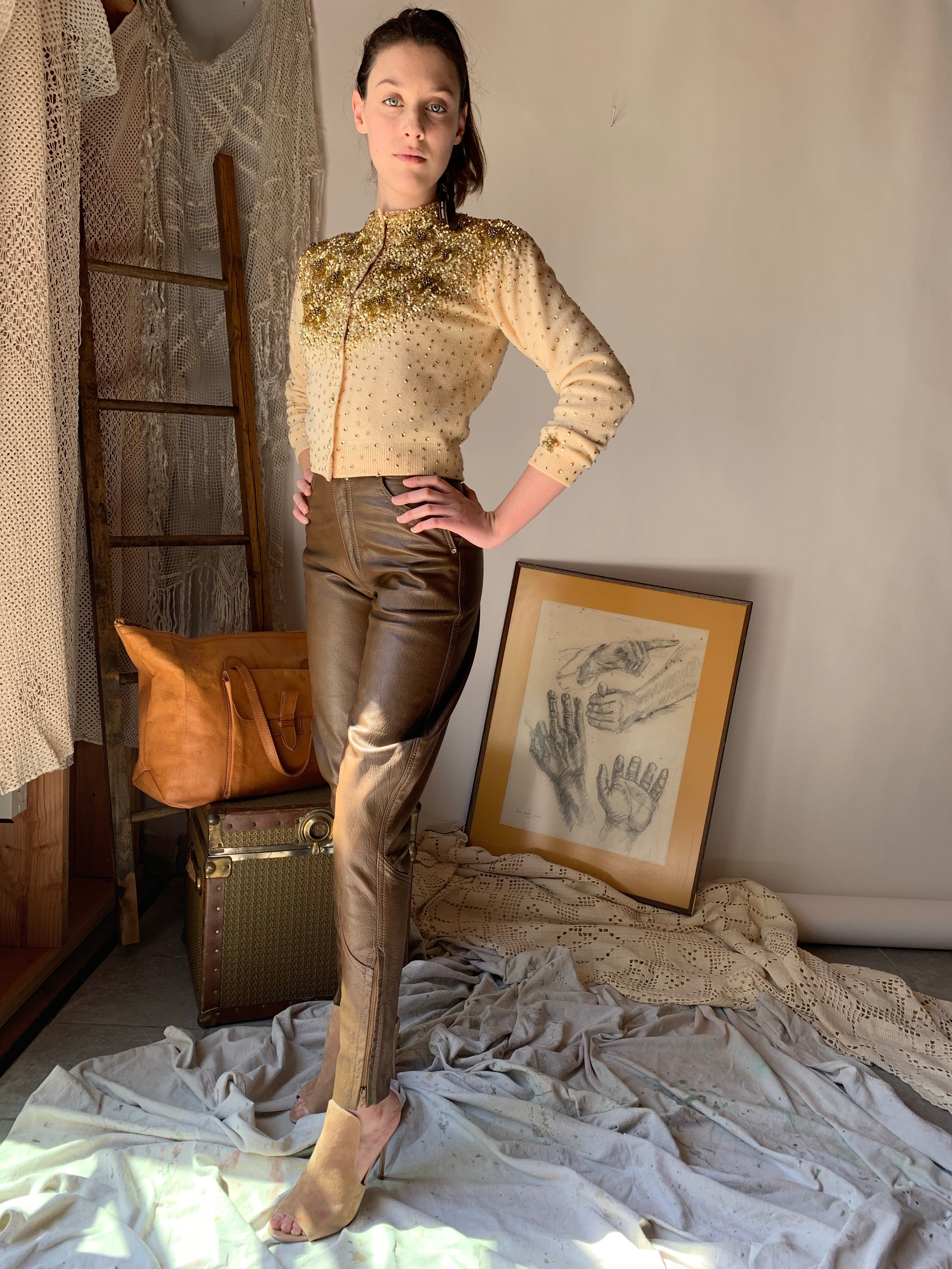 Chocolate Leather Jodhpurs – Carny Couture