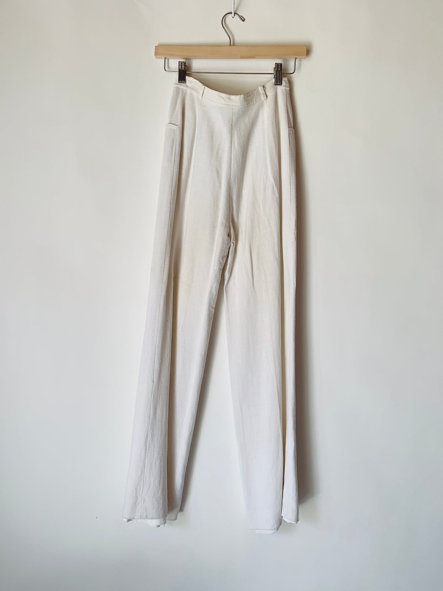 Blassport White Linen Pants – Carny Couture