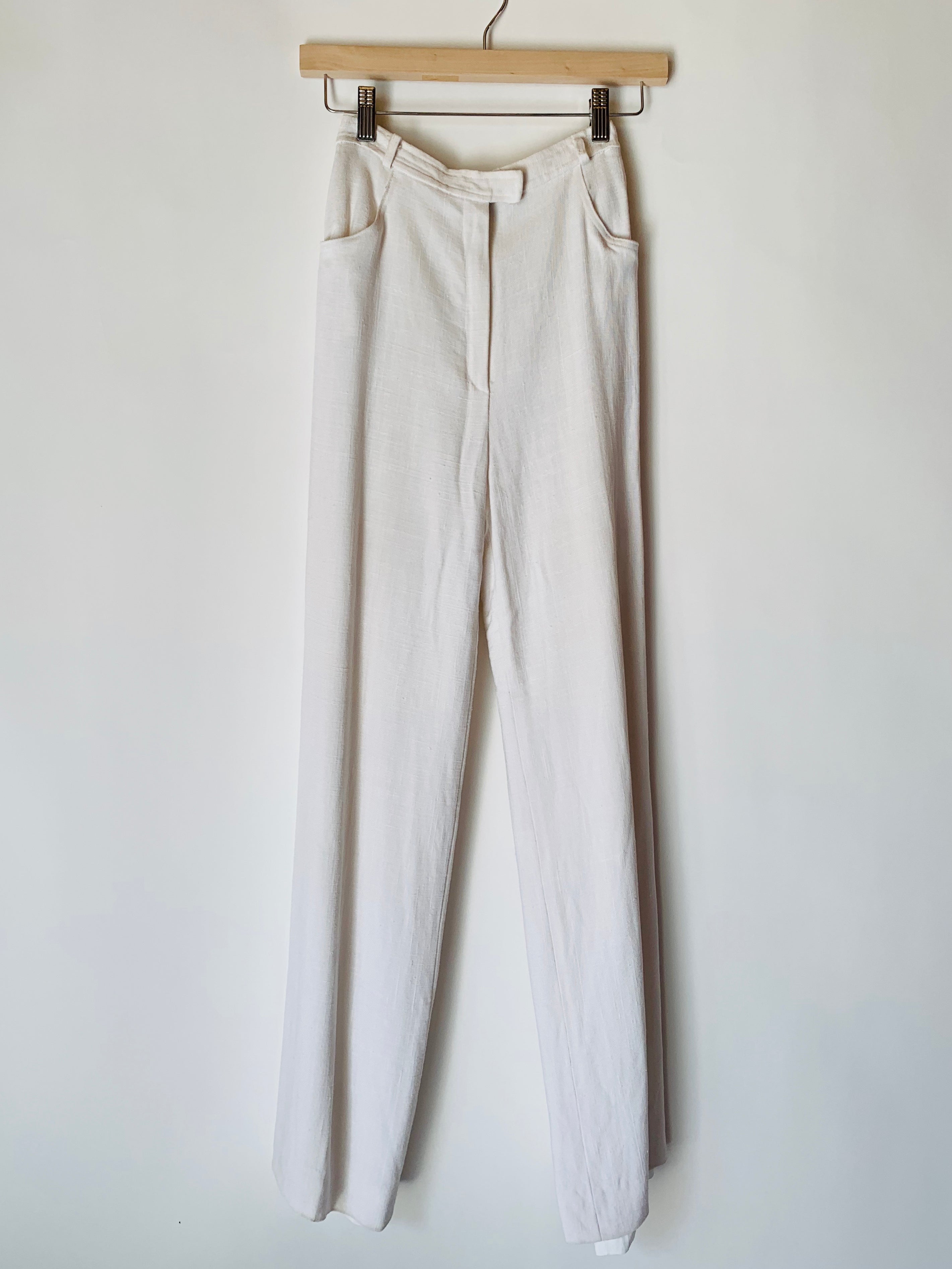 Blassport White Linen Pants – Carny Couture