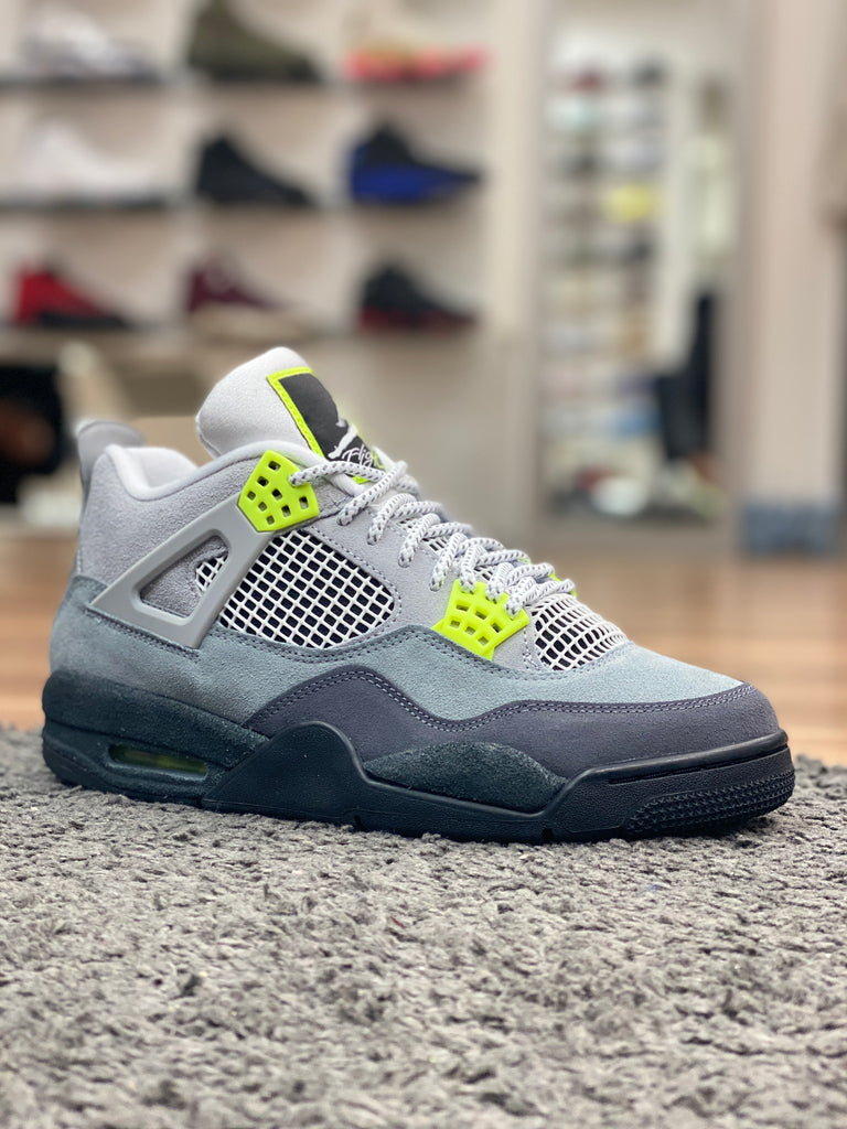 how to lace jordan 4 neon