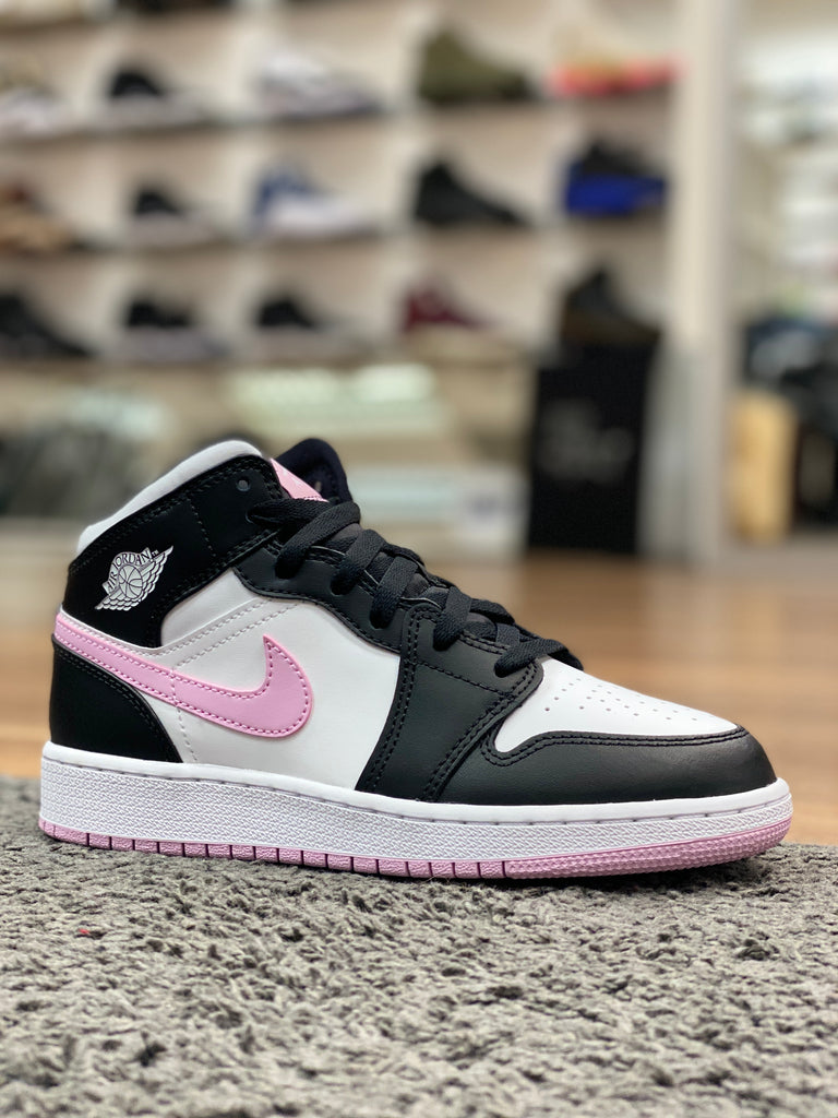 jordan 1 mid white light arctic pink