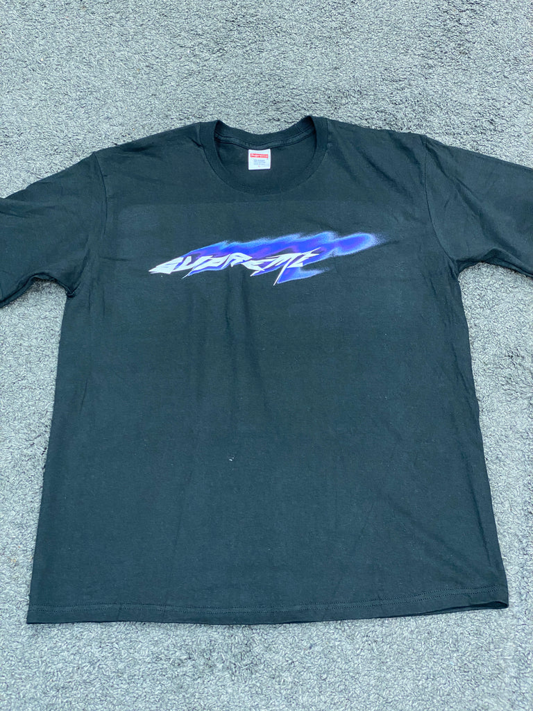 supreme shirt black logo