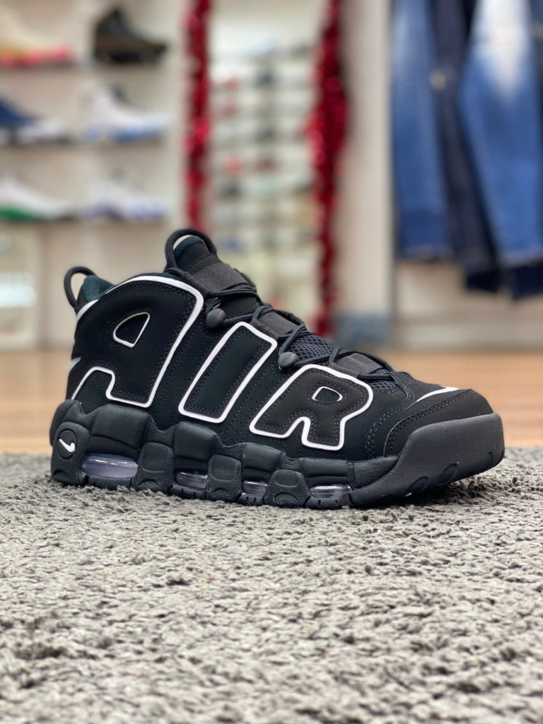 nike air uptempo black women's