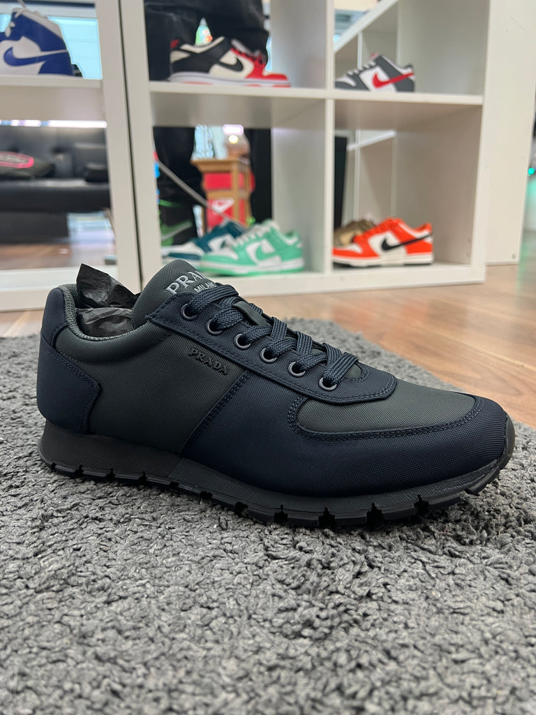 Prada Runner Sneaker Navy Khaki – Crep Select