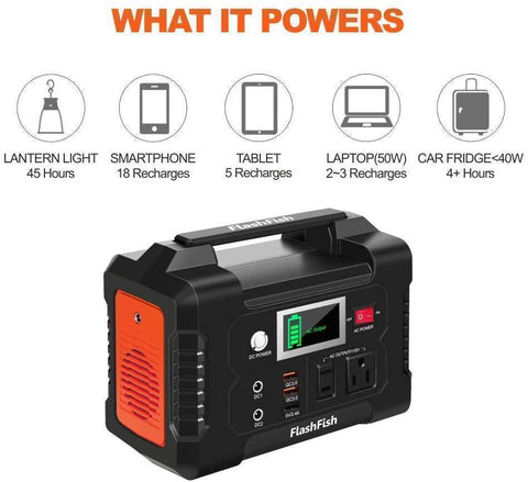 200W Portable Power Station 40800mAh Solar Generator for Outdoor Use5