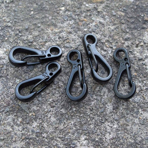 10PCS Mini SF Spring Backpack Clasps & Climbing Carabiners