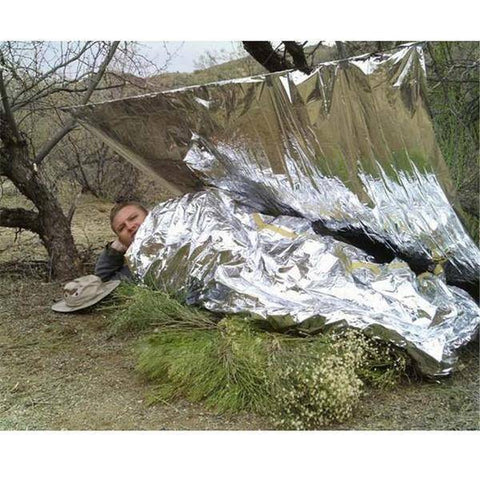 10pcs 210x130cm silver emergency outdoor survival blankets2