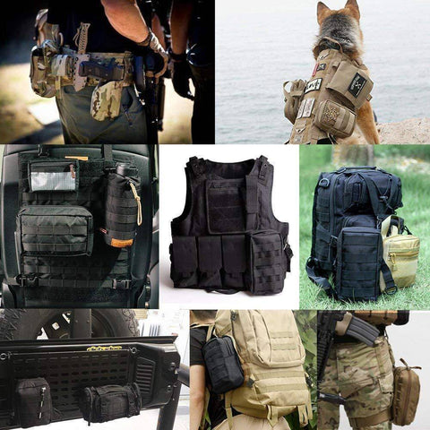 1 Pack Molle Pouches Tactical Compact Water-Resistant 600D EDC Pouch2