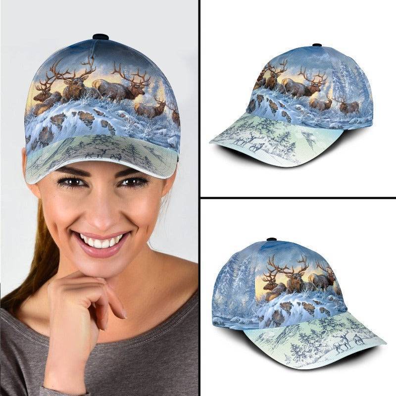 3D Deer Hunter design on a Baseball Cap6