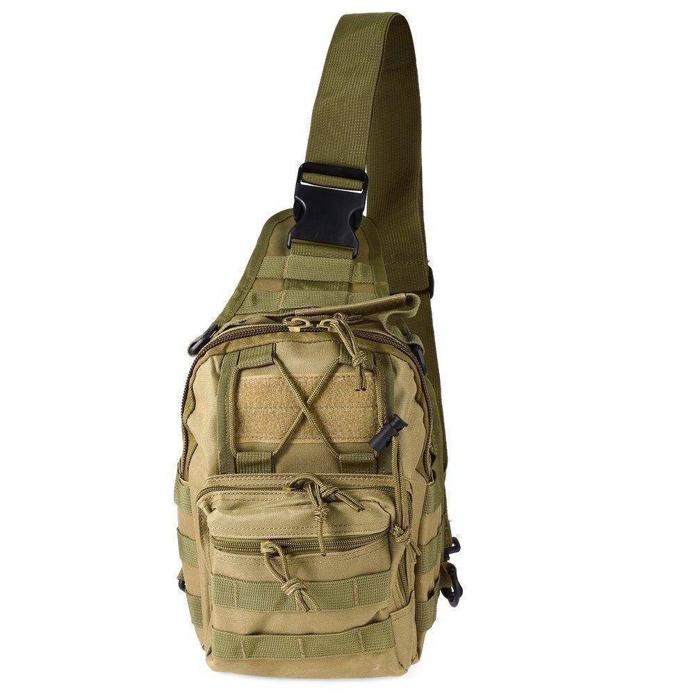 Military Survival Shoulder Tactical Sling Backpack Bag – Survival