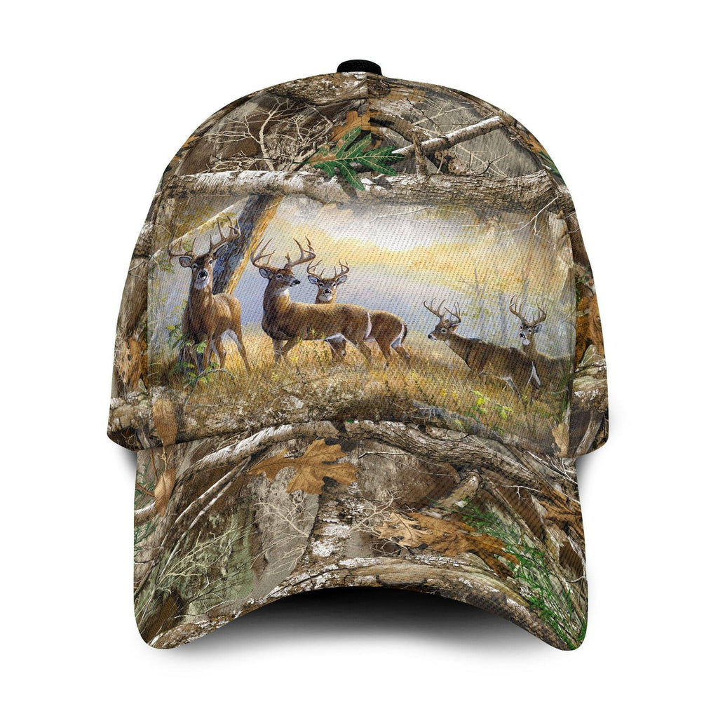 3D Deer Hunter design on a Baseball Cap4