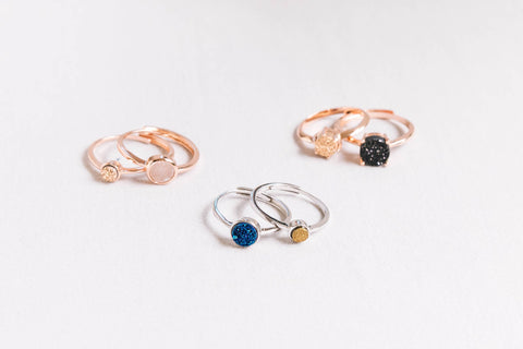 Druzy Ring Sizes