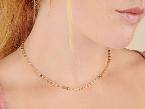 Disc Gold Filled Choker