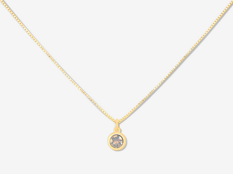 October Birthstone Opal Gold Necklace – Little Sky Stone