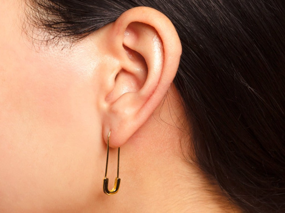 Safety Pin Earrings