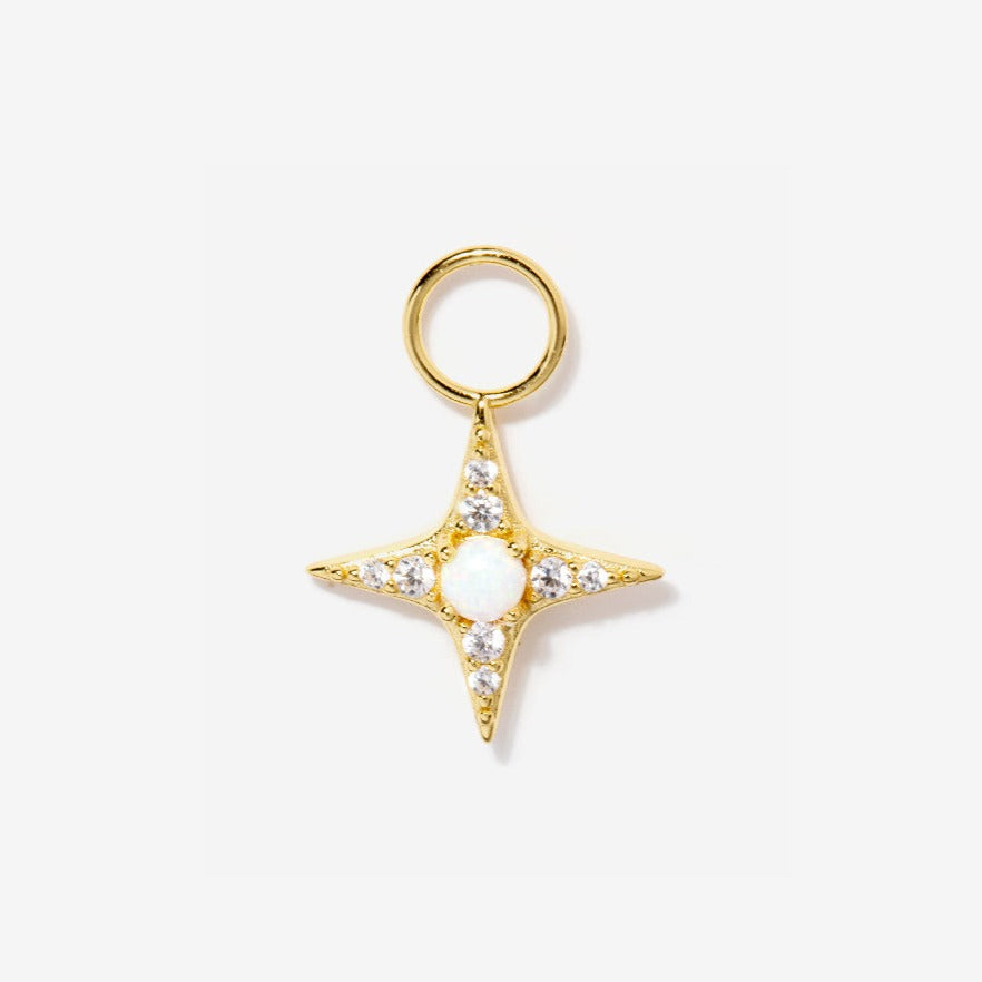 2 PIECES 14k Gold Filled or Sterling Silver Geometric Star Charm - 14kGF  Small Puffy Star Drop Wholesale Gold Filled Charms HarperCrown
