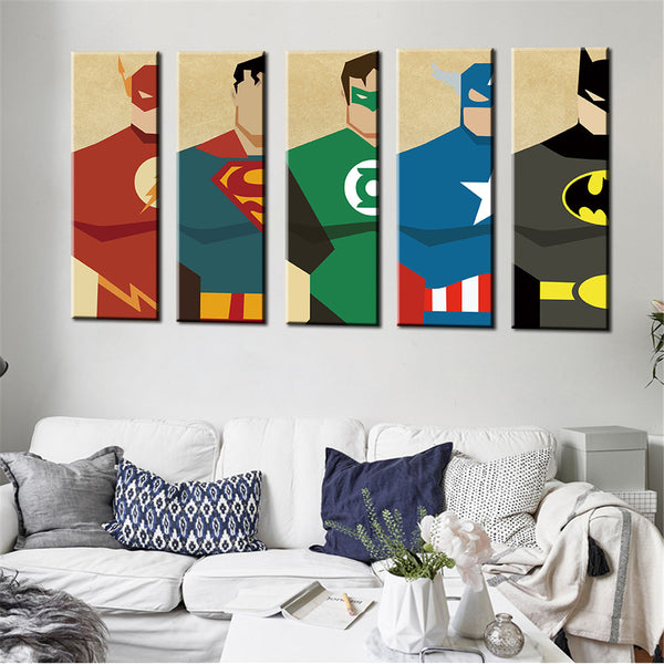 Oil-Painting-Watercolor-Art-Prints-Poster-Hipster-Wall-Picture-Canvas-Painting-Cartoon-Superman-Kids-Room-Home_grande.jpg