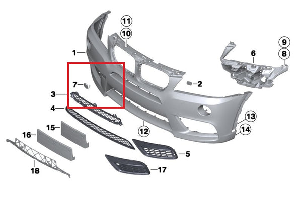 2019 bmw x3 tow hook cover