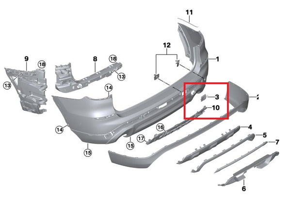 bmw rear tow hook