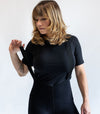 Picture of Women's All Road Short Sleeve Merino Base Layer (Black)