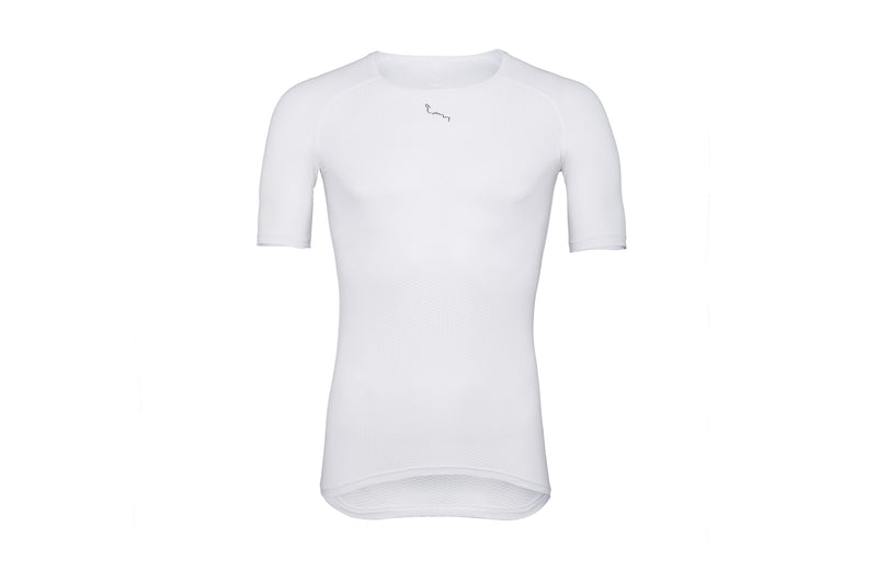 Short sleeve base layer white