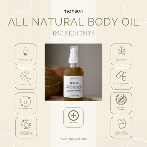 Monsuri All Natural Body Oil