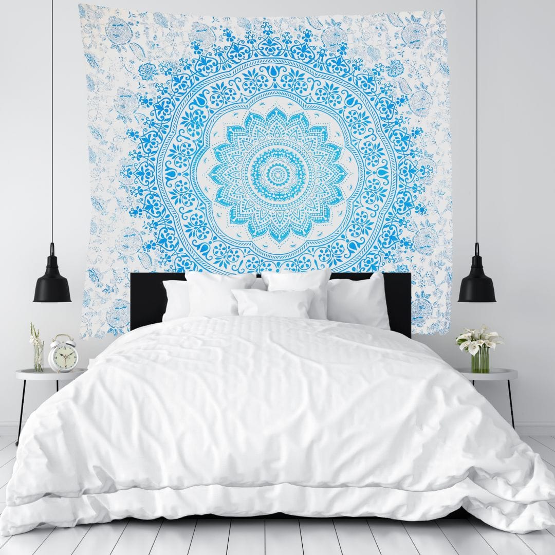 Mandala Tapestry - Blue