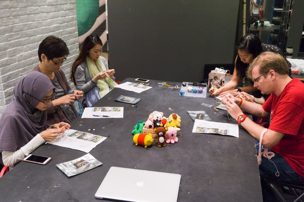 Tiny Rabbit Hole – Workshop at Naiise@Orchard Gateway – Amigurumi Crochet Weekend Workshop