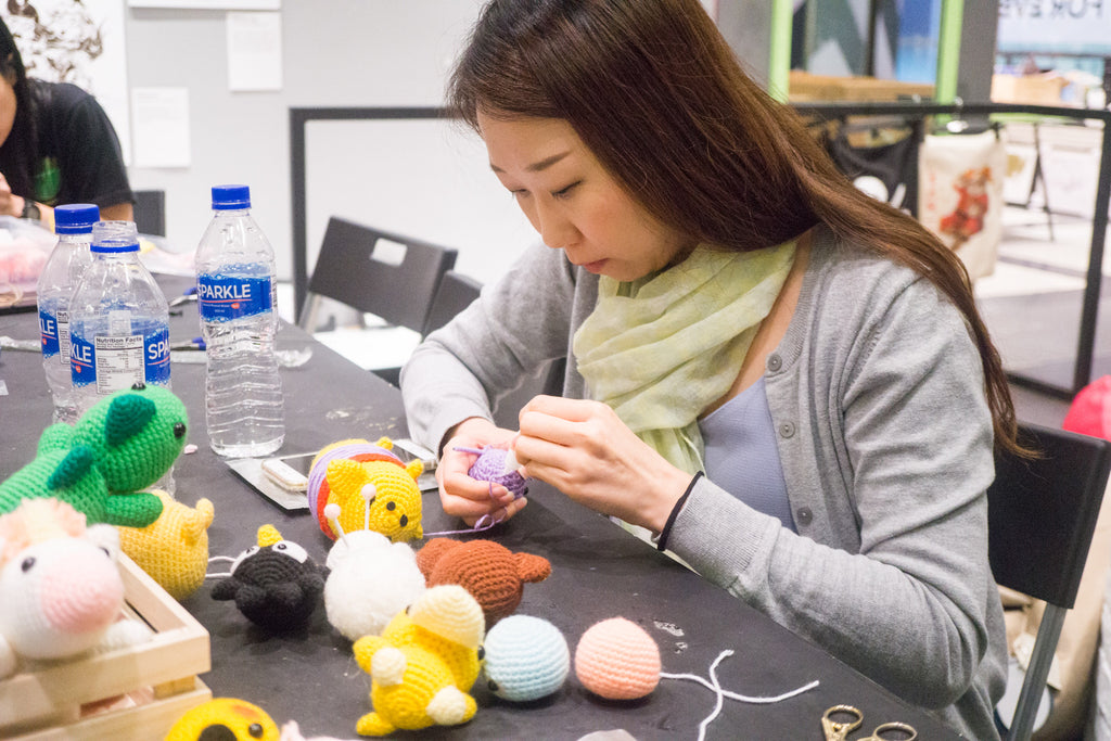 Tiny Rabbit Hole – Workshop at Naiise@Orchard Gateway – Amigurumi Crochet Weekend Workshop