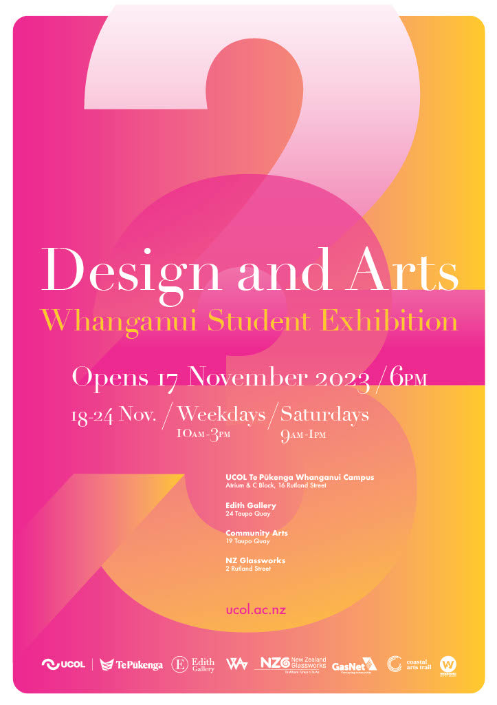 UCOL | Te Pukenga Whanganui Art and design students exhibition 2023